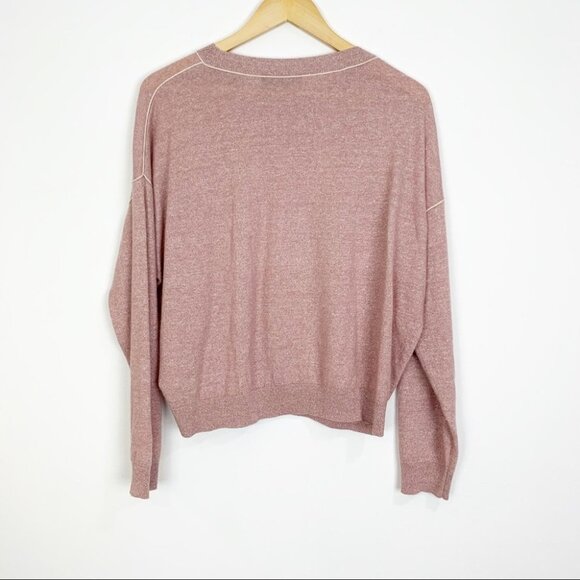 Theory Pink Wool & Cashmere Sweater Size M - Picture 3 of 6